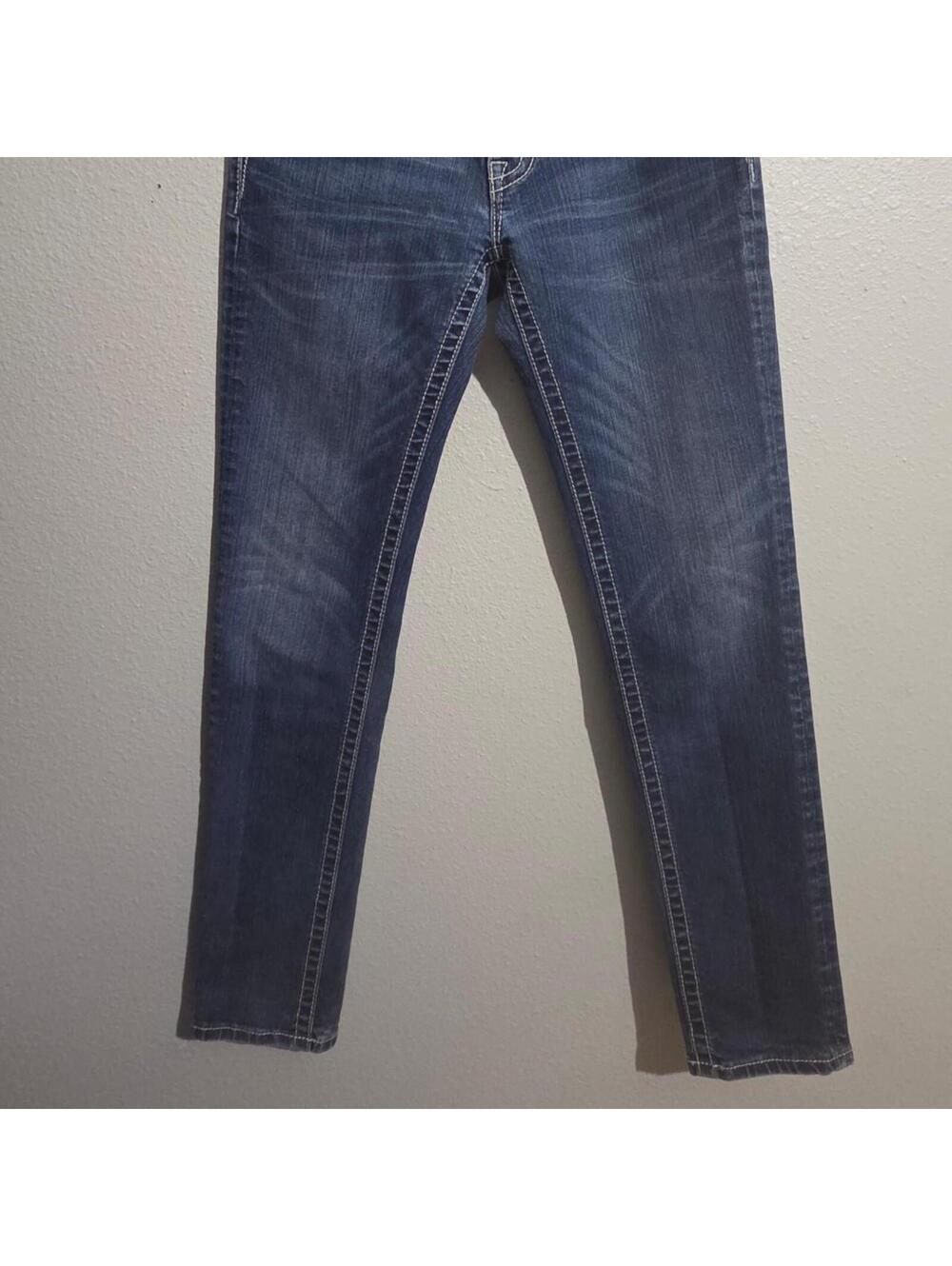 Miss Me Women's Blue and Navy Jeans - Picture 3 of 8